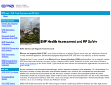 Tablet Screenshot of emf.epri.com