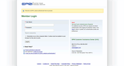 Desktop Screenshot of login.epri.com